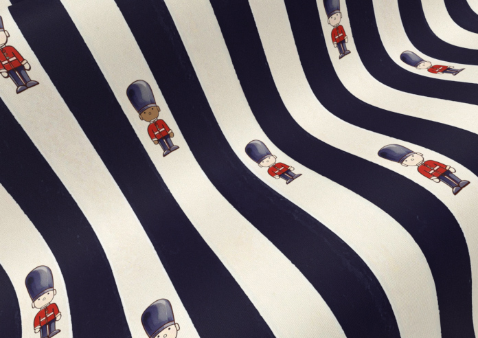 Kings Breakfast, Stripe Prince - Roller Blind - Image 4